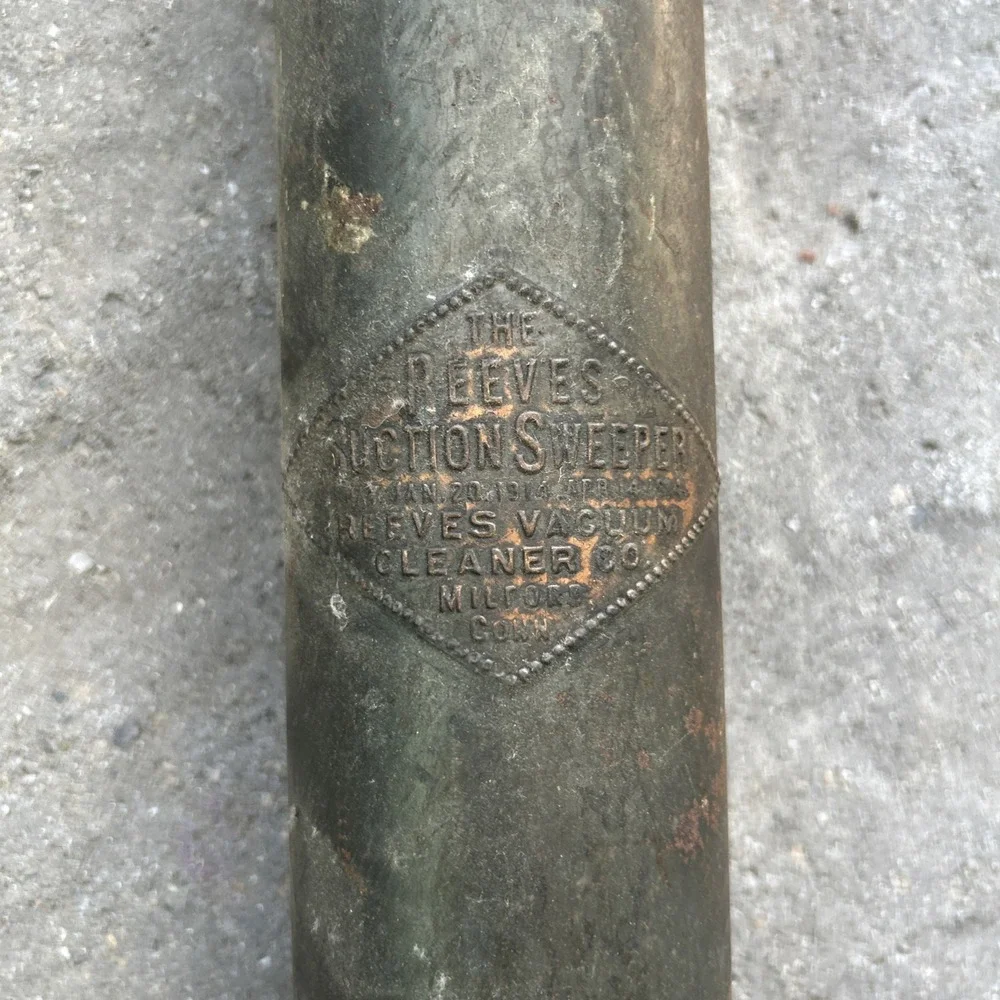 c.1914 Reeves Suction Sweeper Vacuum Milford Connecticut Antique